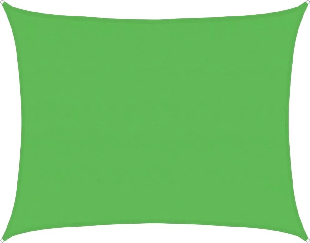 vidaXL világoszöld HDPE napvitorla 160 g/m² 6 x 7 m