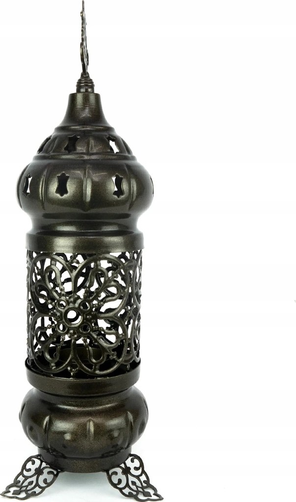 Áttört Bronz Lampion Gyertyatartó Kézzel Készített Dekoratív Keleti