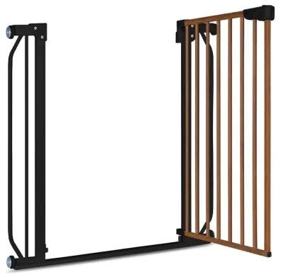 Lionelo TRUUS SLIM biztonsági kapu fekete/barna