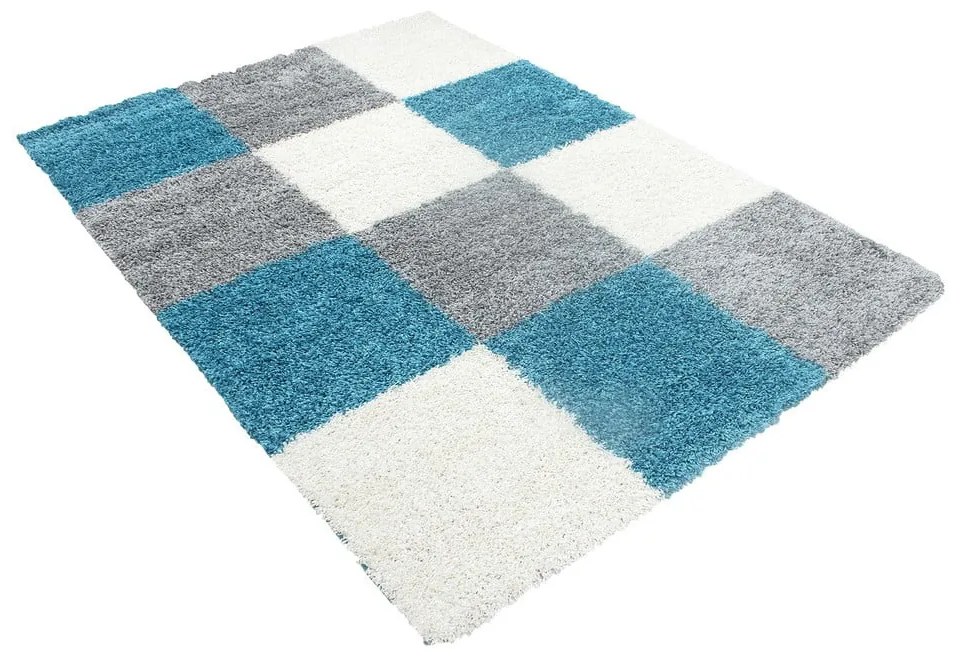 Szürke-türkiz szőnyeg 200x290 cm Life – Ayyildiz Carpets