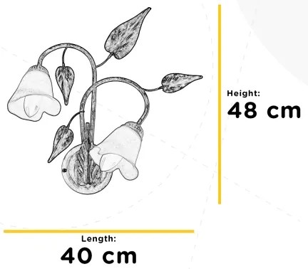 ONLI - Fali lámpa VANDA 2xE14/6W/230V