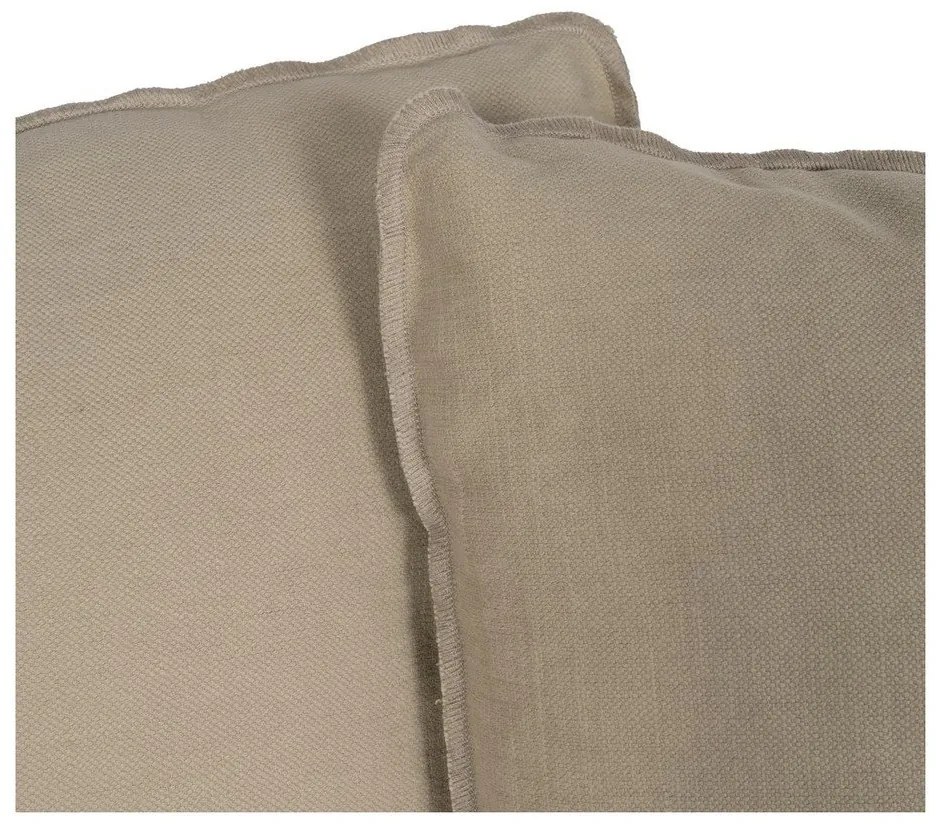 Bézs len kanapé 216 cm – Ixia