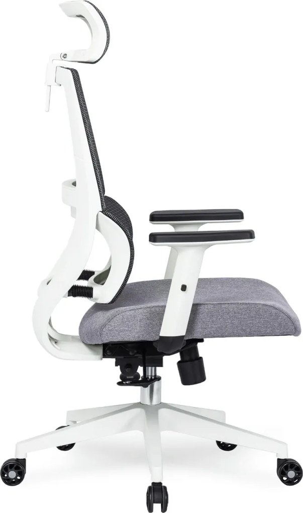 Forgószék ergonomikus kialakítással, szürke színben. NICKI