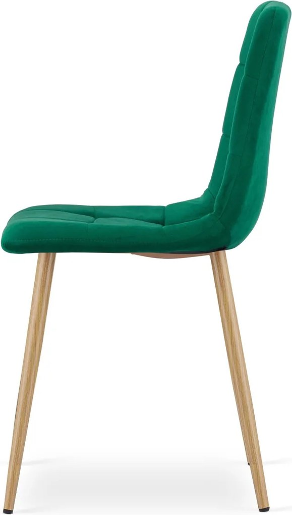 Zöld bársony szék KARA