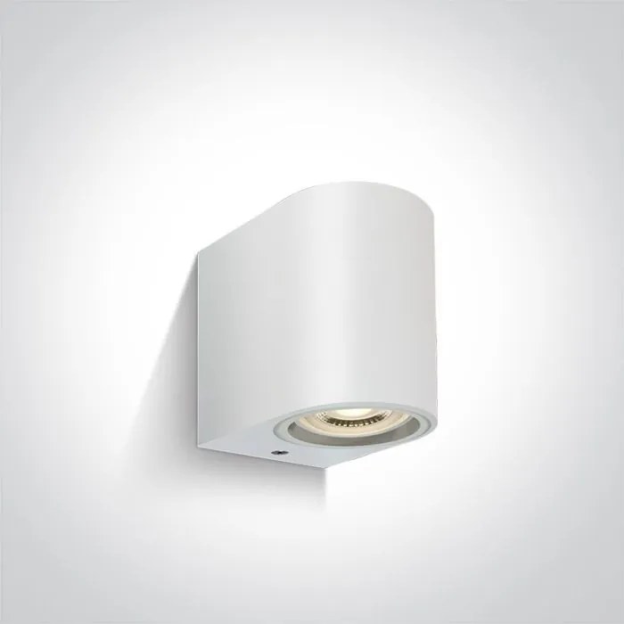 ONE LIGHT 67142F-W OUTDOOR CYLINDERS Modern Kültéri Fali Lámpa Fehér GU10 IP44