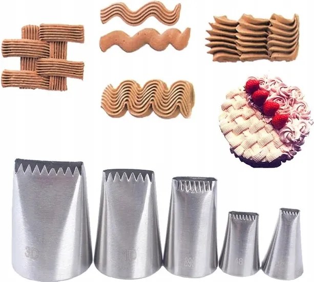 5 db-os ujjvég készlet Fonott B1939