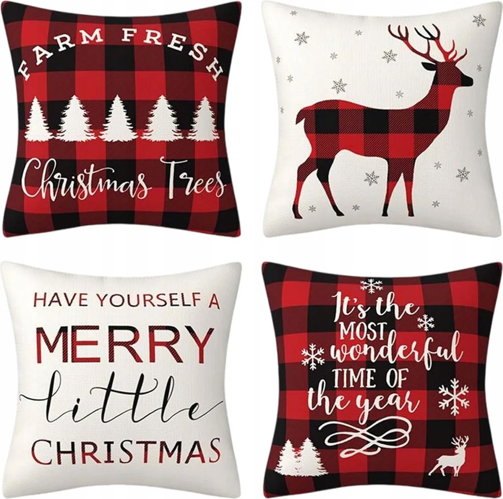 Karácsonyi párnahuzat 45x45 párnahuzat