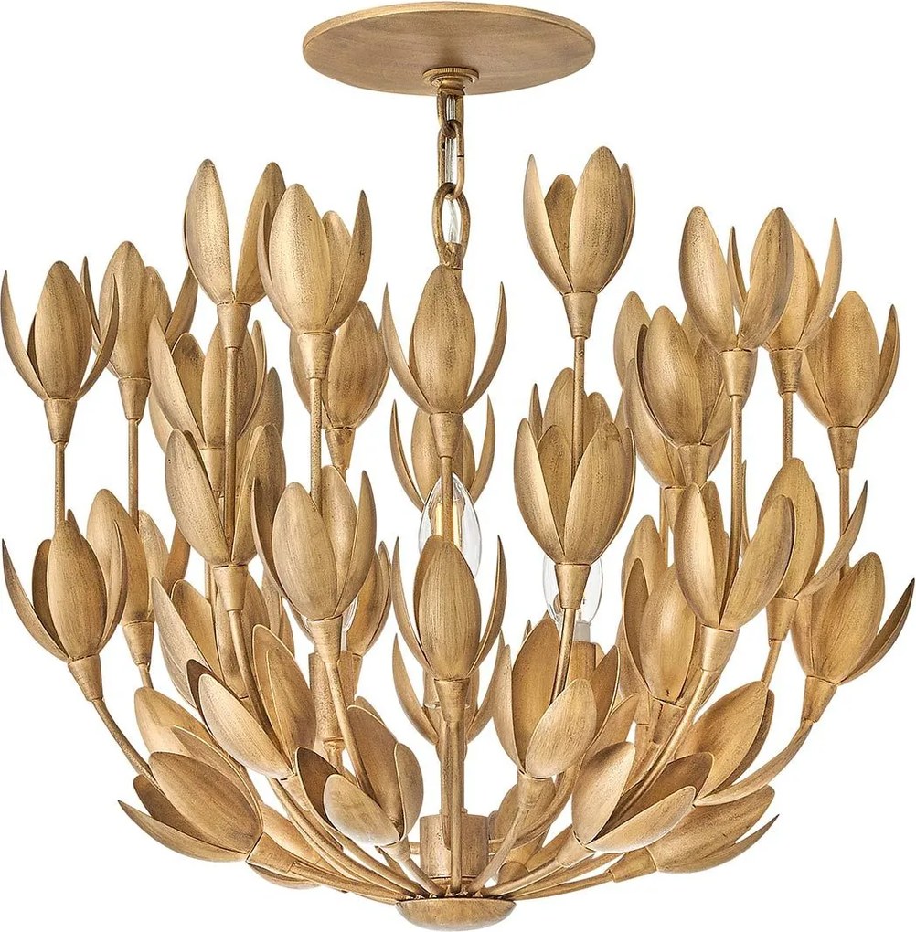Quintiesse klasszikus függeszték flora arany elsqn-flora3-gd