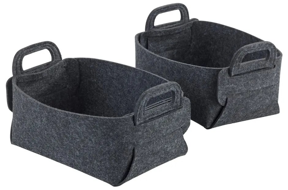 Textil tárolókosár szett 2 db-os Nina – Wenko