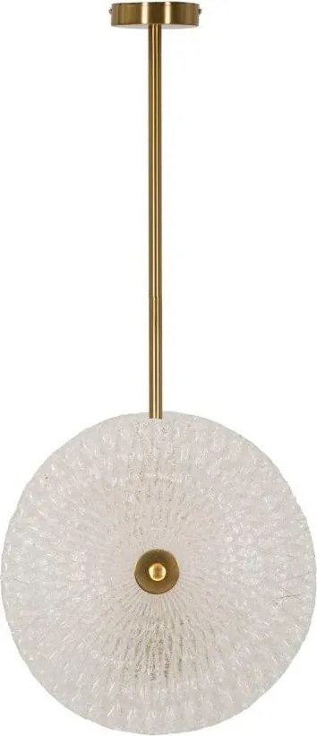 Aranyszínű függőlámpa üveg búrával Glass – Mauro Ferretti