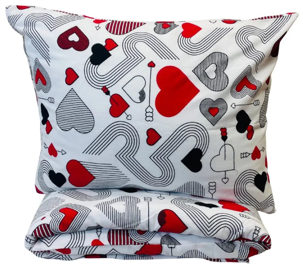 Love dream flanel ágyneműhuzat 200x140cm+90x70cm TiaHome