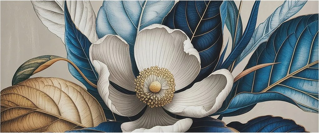 Fotótapéta Flizelin Dekoratív az irodába Elegáns növényvilág 250x104 Ragasztó