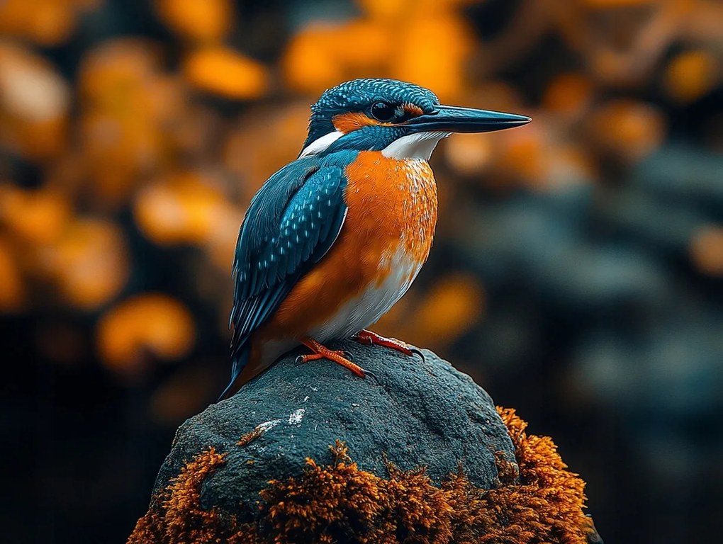 Vászonkép Canvas Természet Állat- És Állatvilág Madár Télikrák Makró 80x60