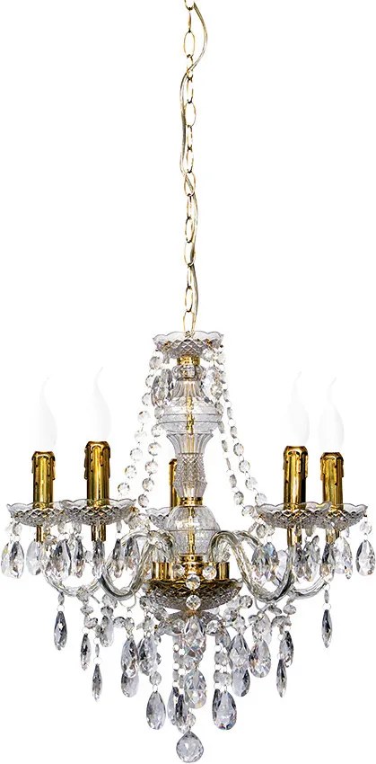 TRIO R1107-03 LÜSTER Klasszikus Csillár Arany E14 IP20