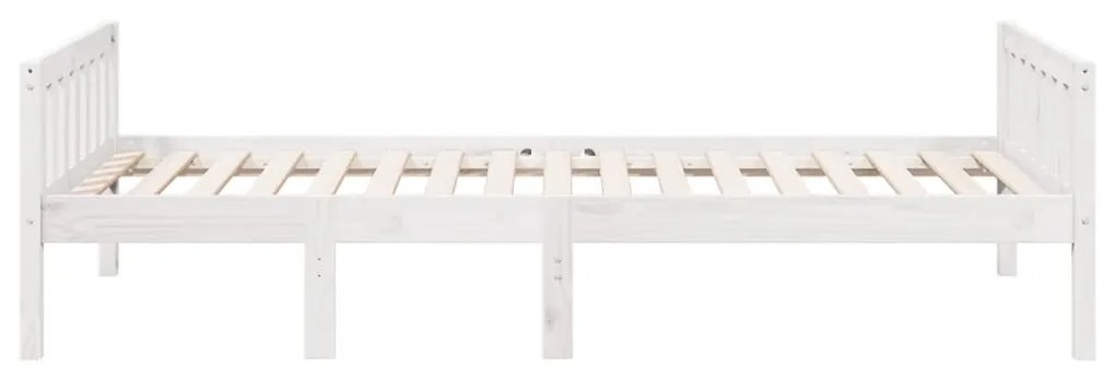 fehér tömör fenyőfa gyerekágy matrac nélkül 80 x 200 cm
