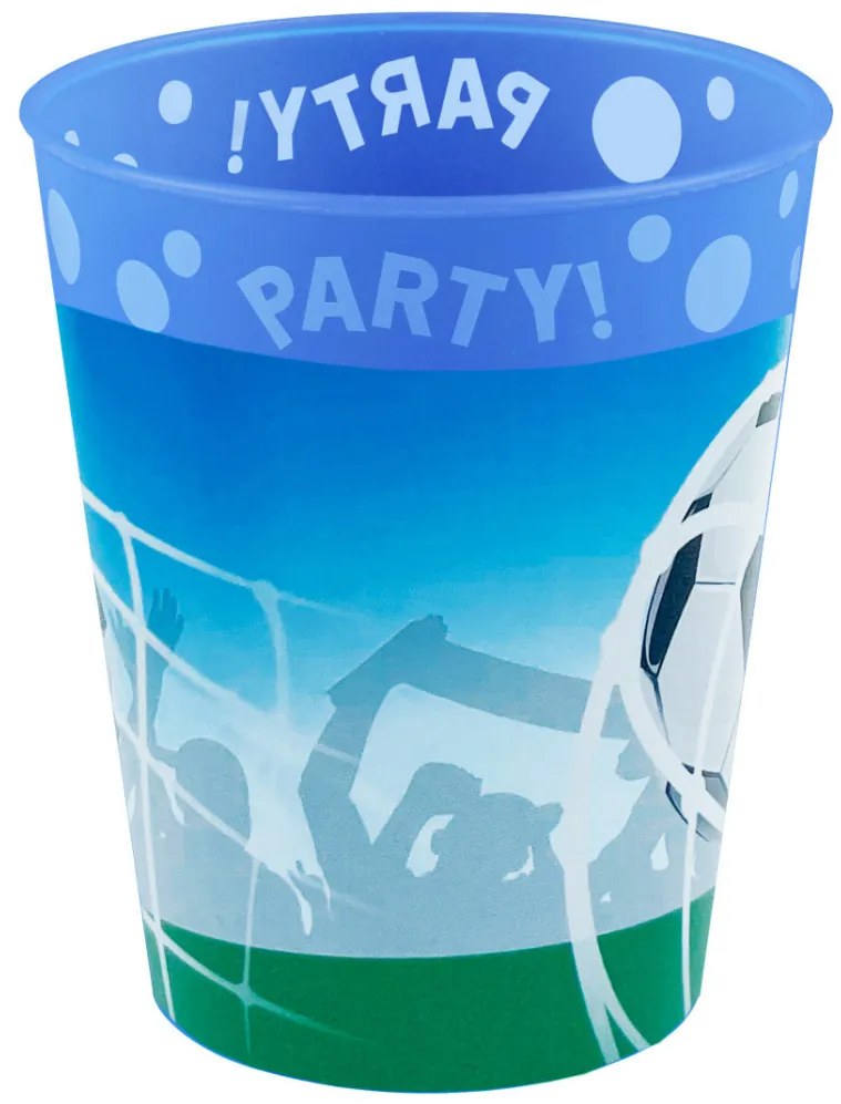 Focis Soccer Fans micro prémium műanyag pohár szett 4 db-os 250 ml