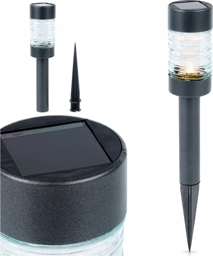 Kerti lámpa Napelemes LED-es földbe szúrható lámpa érzékelővel