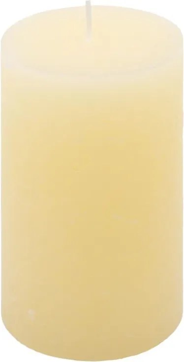 Rusztikus  gyertya készlet 11,5 cm Ø 6,8 cm 6 db krém