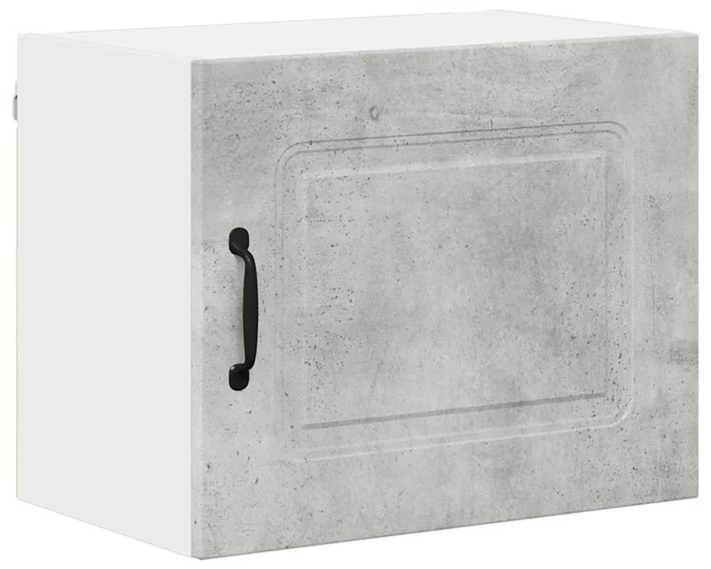 Fali konyhaszekrény 2 pcs Beton Szürke 50 x 31 x 40 cm Faanyag