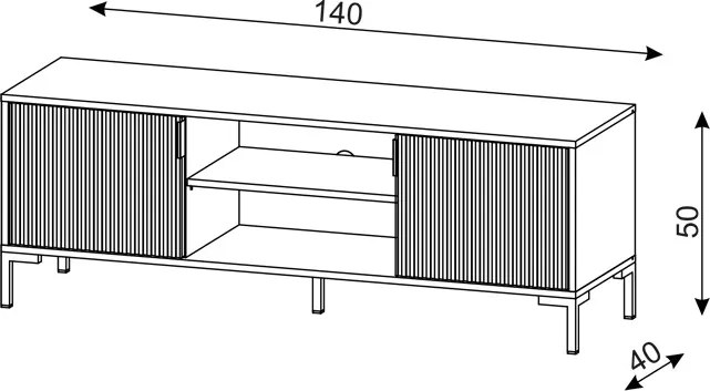 FLINN FL02 RTV 2D CZARNY/CZARNY MAT 5W+