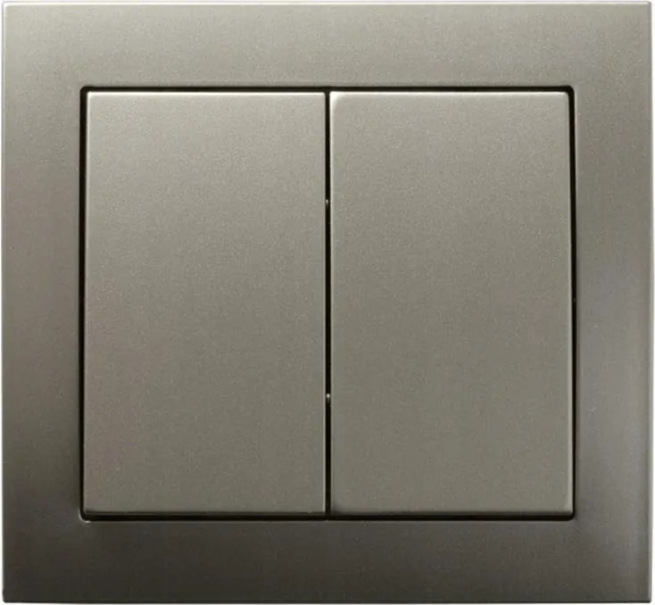 Ospel Kier szatén kettős zárócsatlakozó LP-17W/45