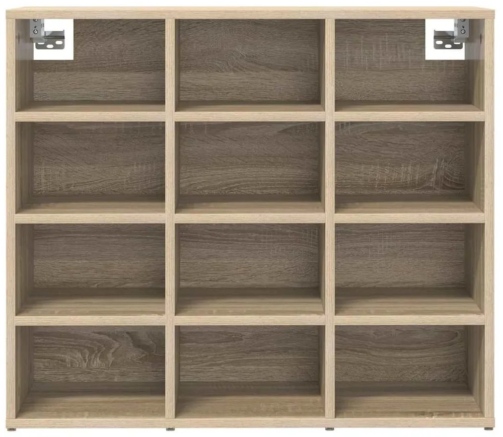 Cipősszekrény polcokkal sonoma tölgy 77.5 x 30 x 67 cm Faanyag