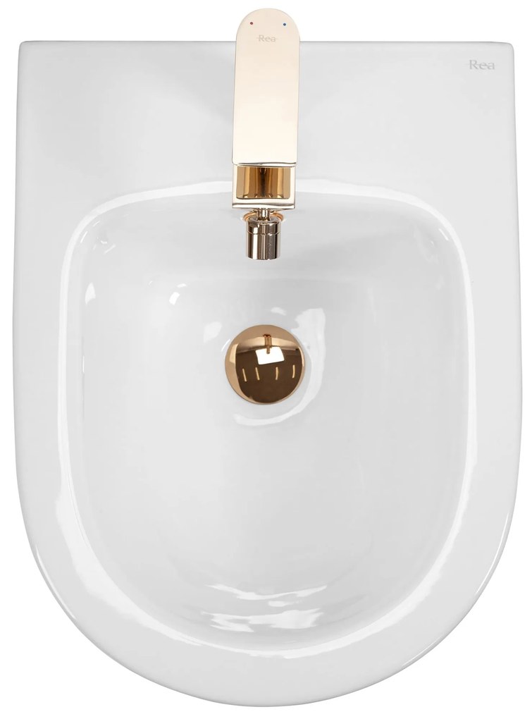 fali bidé Rea Carlo Mini White Gold Edge