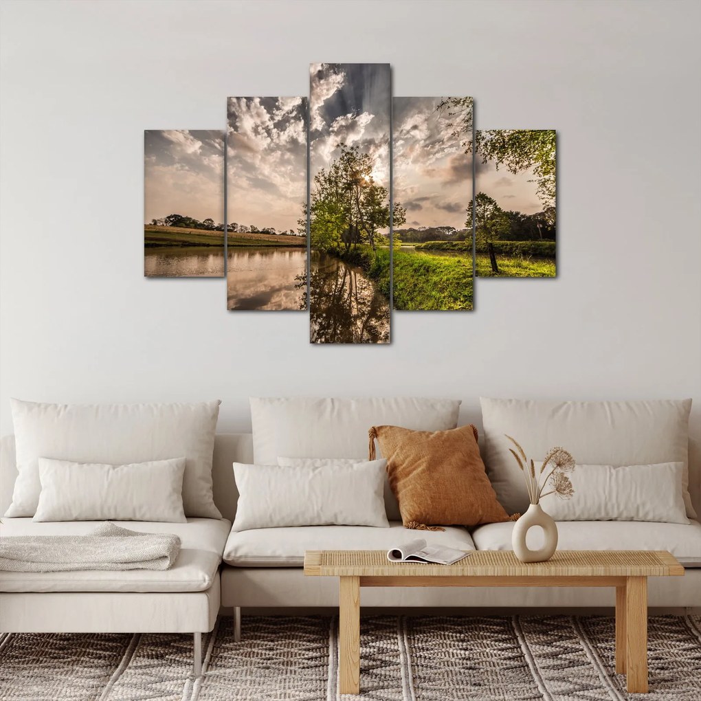 Természet kép sugarakkal (150x105 cm)