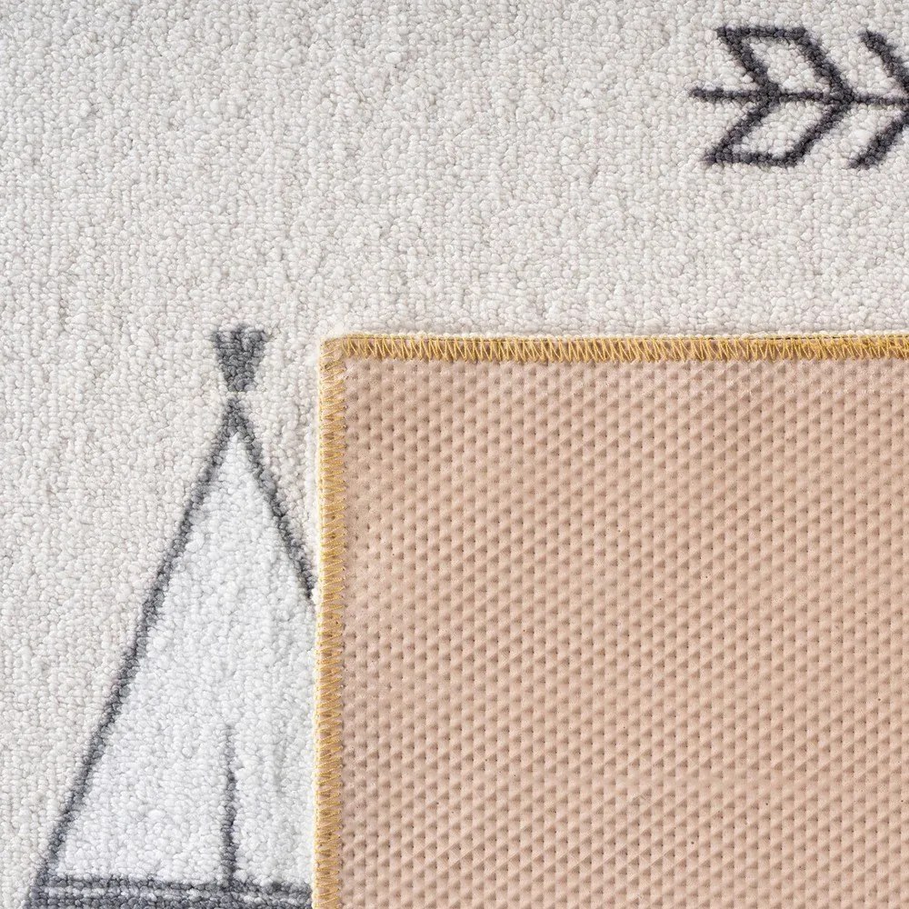 Krémszínű mosható gyerek szőnyeg 120x170 cm Coco 1134 – Ayyildiz Carpets