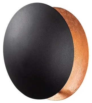 LED Fali lámpa YOSMA LED/5W/230V 3000K fekete/réz