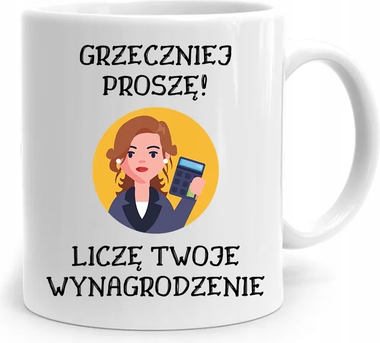 Könyvelői Bögre Kérem, fényképes nyomattal