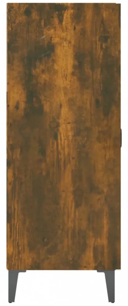 füstös tölgy színű szerelt fa tálalószekrény 69,5 x 34 x 90 cm