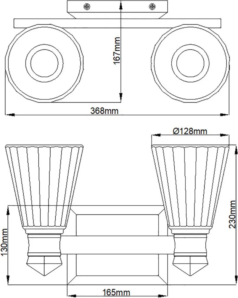 Quintiesse KAYVA QN-KAYVA2-PN Fali lámpa 1x12W/LED 3000k 1250LM IP44