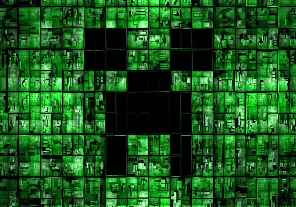 Poszter, Mojang, Minecraft, Creeer, Alex, Enderman, Zombie,