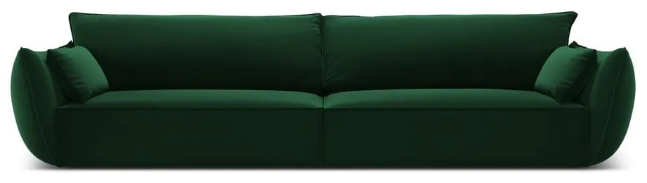 Sötétzöld bársony kanapé 248 cm Vanda – Mazzini Sofas
