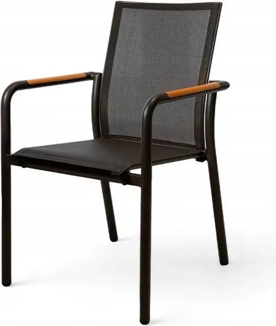 Soller kerti szék 65x55x88 Zumm teak antracit alumínium Homms