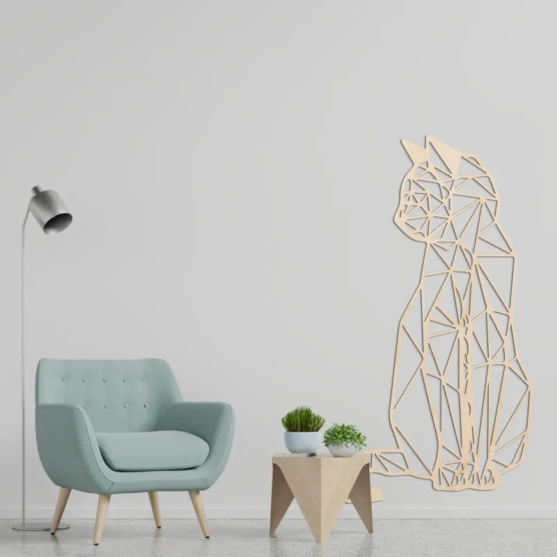Geometrikus kép egy macska - CILLAL