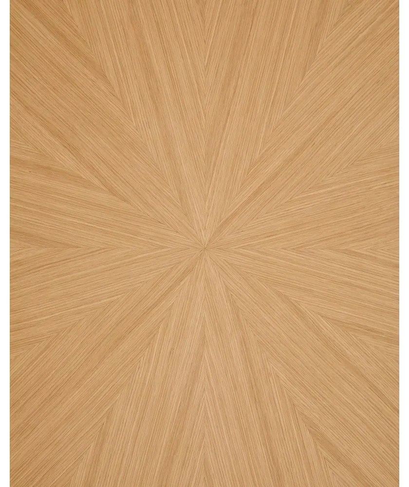 Étkezőasztal tölgyfa dekoros asztallappal 110x180 cm Naanim – Kave Home