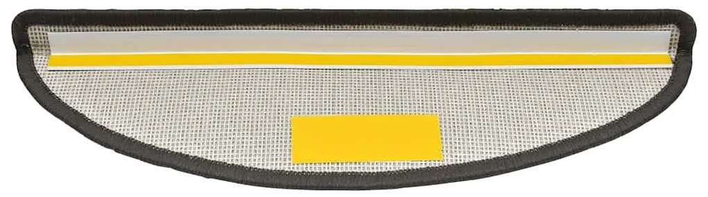 30 db sötétszürke lépcsőszőnyeg 56x17x3 cm