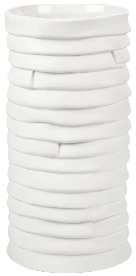 Fehér kézzel készített porcelán váza Ribbon – Mette Ditmer Denmark