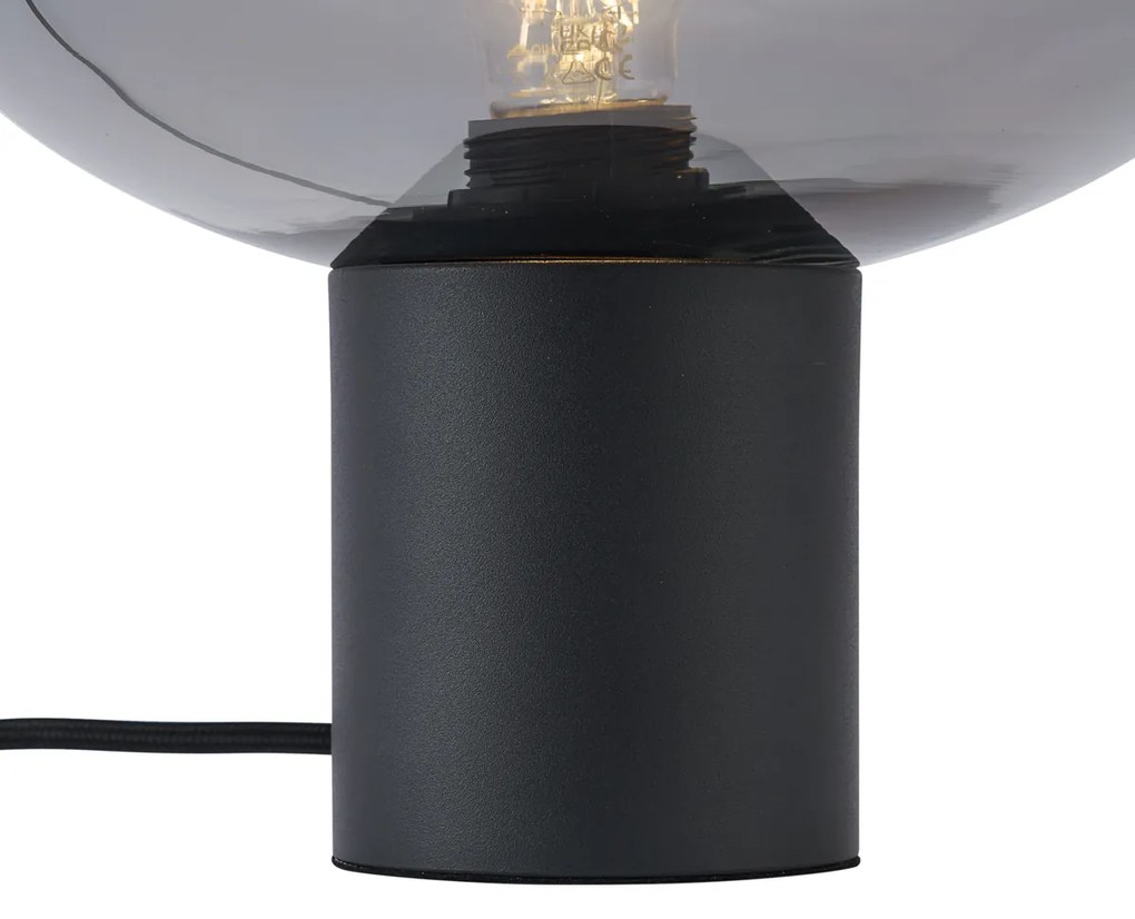 Design asztali lámpa fekete füstüveggel - Umbrella