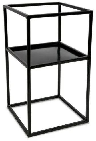 Virágállvány 40x24 cm fekete