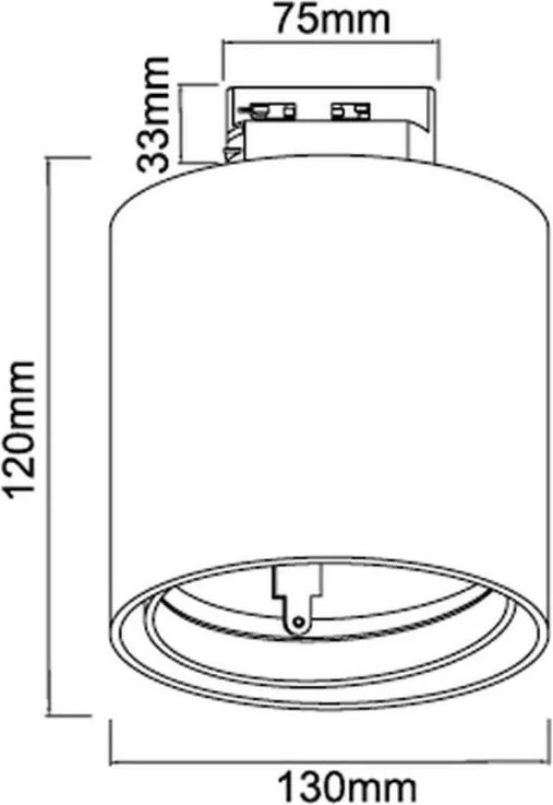 Orlicki Design NEO OR82883 Sínreflektor 1x8W/Gu10