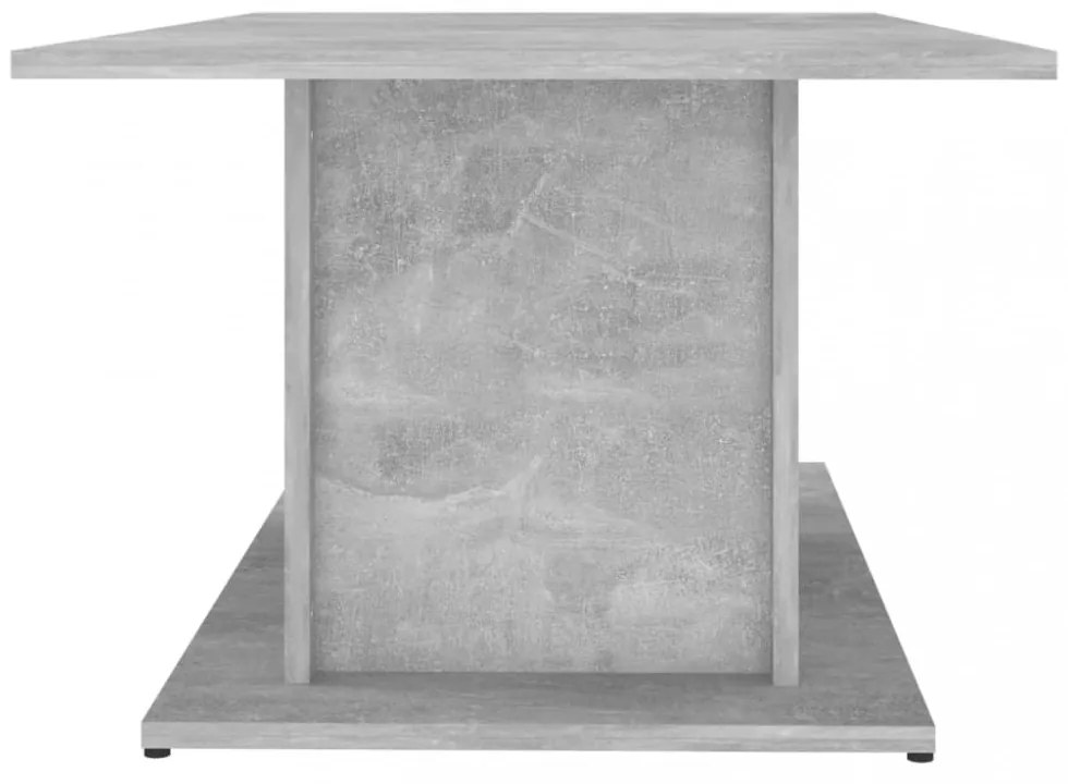 betonszürke szerelt fa dohányzóasztal 102x55,5x40 cm