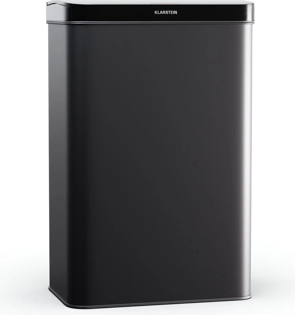Klarstein Touchless, szenzoros szemétkosár, 60 l, rozsdamentes acélból, Soft-Close záródás, elemmel működő, LED kijelző, időzítő