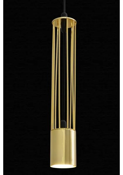 LED Csillár zsinóron BARS 3xGU10/4,8W/230V arany