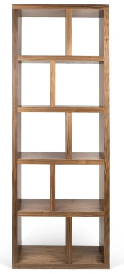 Natúr színű könyvespolc diófa dekorral 70x198 cm Berlin – TemaHome