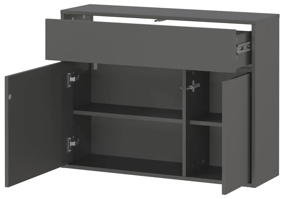 Antracitszürke előszoba bútor Ameca 2.0 – Germania