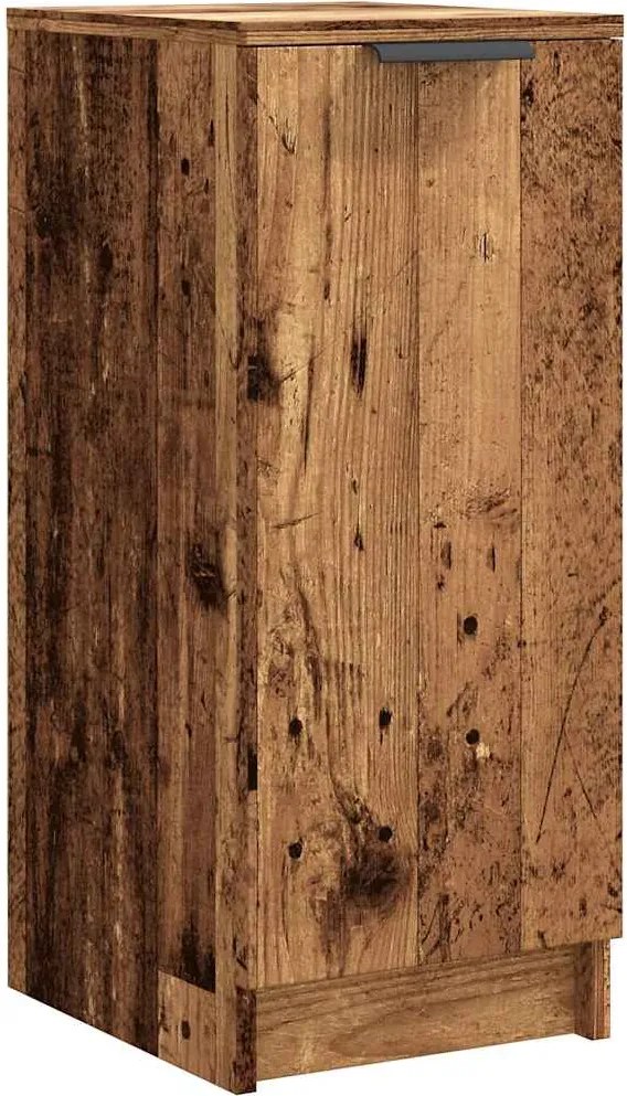 vidaXL antik fa színű szerelt fa cipősszekrény 29,5x35x70 cm