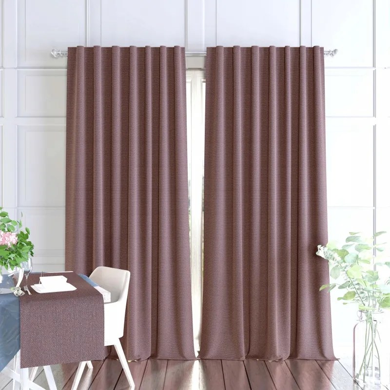 Modern elegáns szalagfüggöny barna hálószoba nappaliba 170x250cm